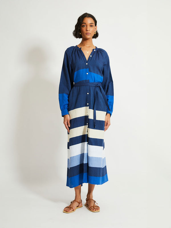 MAKEDA | Button Up Dress