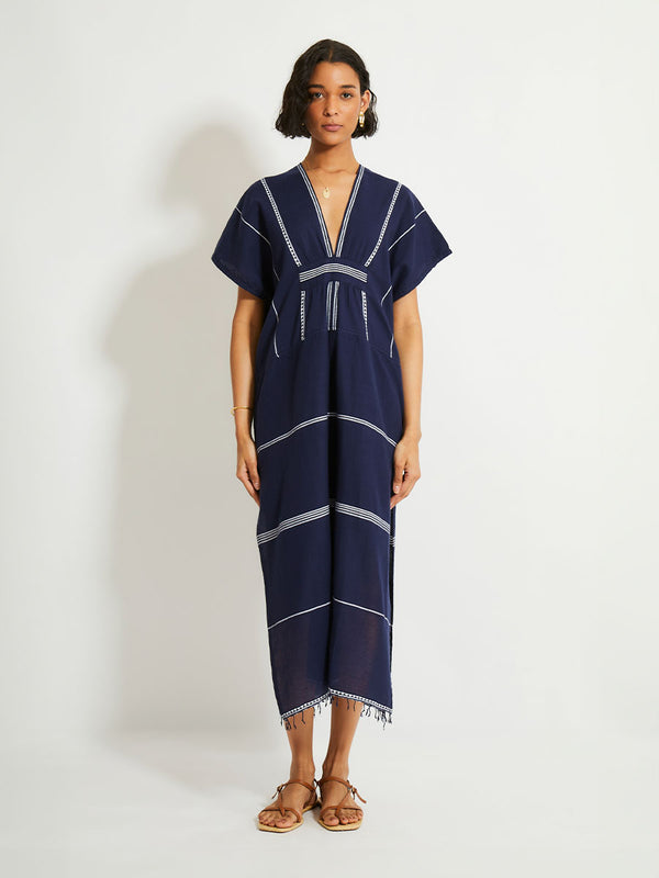 GASIRA | Caftan Col en V