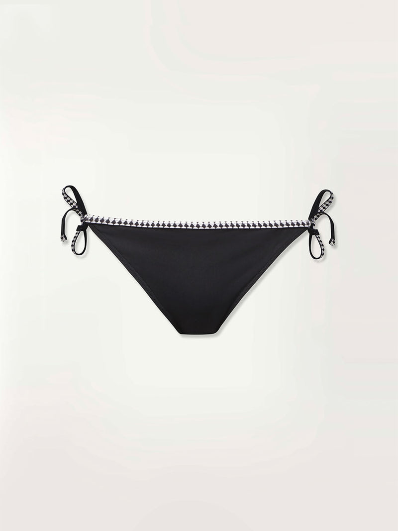 lemlem Women's Brazilian Bikini Bikini Bottom Swimsuit in Lena Black